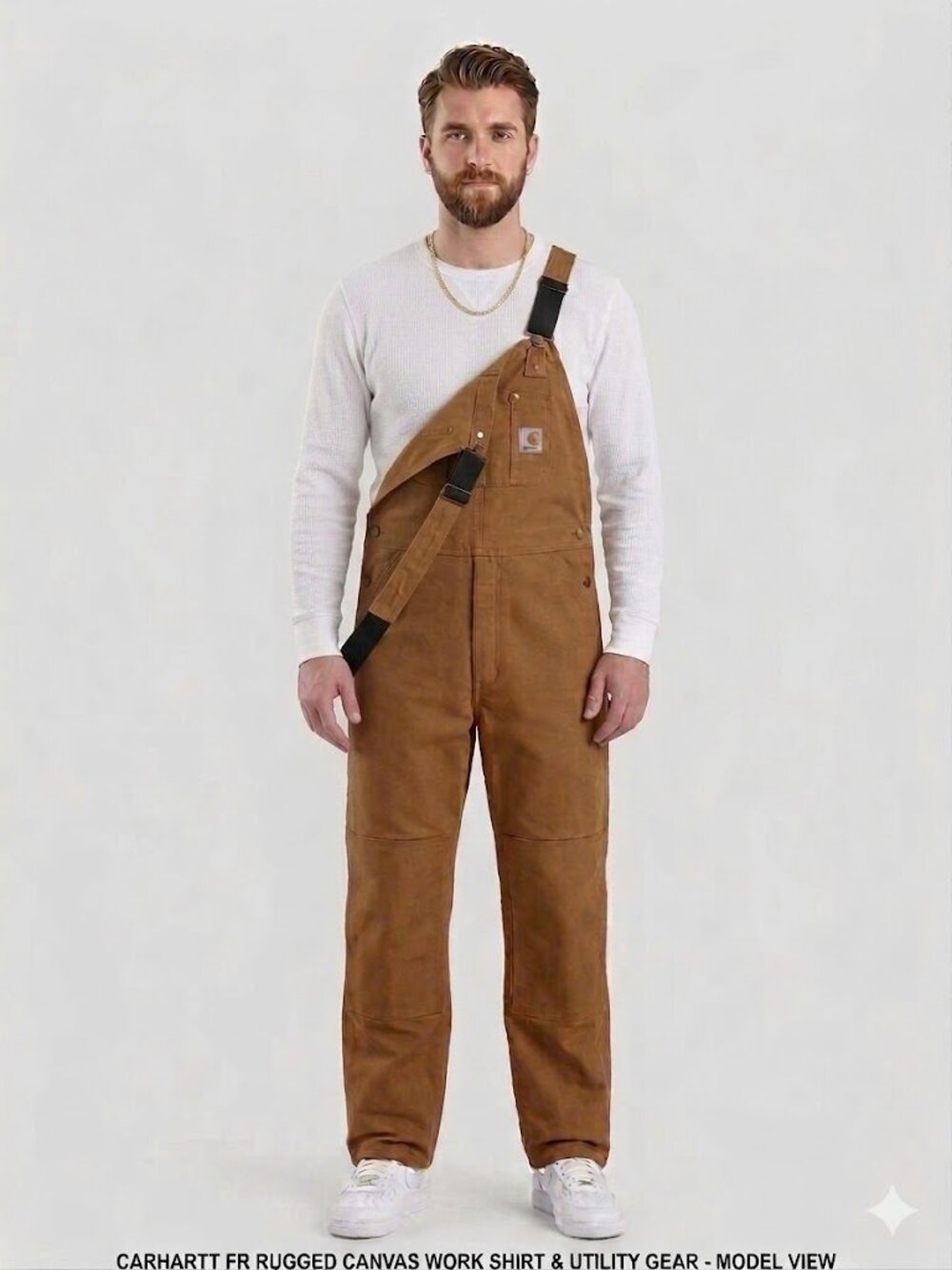 🆕 Carhartt FR Duck Bib Overalls – Heavy Duty Protection 🛠️ - Picture 2 of 4